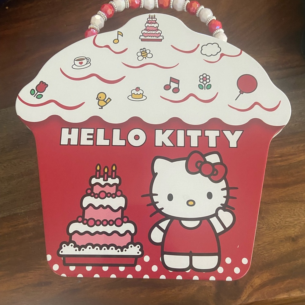 Sanrio Hello Kitty Pink Red and White Cupcake Bag